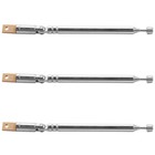 3X Replacement 25.4cm 10 inch 5 Sections Telescopic Antenna Aerial for6430