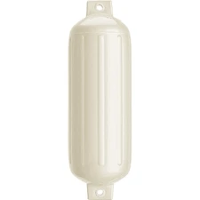 Polyform G-5 Twin Eye Fender 8.8" x 26.8" - Metallic White