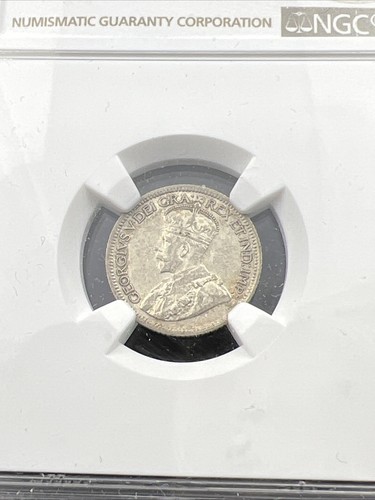 1934 Canada 10c Ten Cents Silver Coin Semi Key Date AU55 NGC Certified - Picture 6 of 9