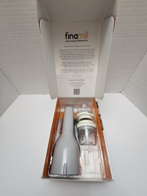Red FinaMill Set Battery Pepper Mill & Spice Grinder + 2 FinaPods NEW NIB