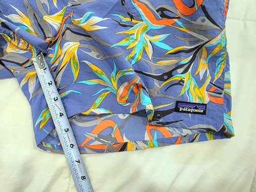PATAGONIA Men’s M Baggies Shorts Lined 5” 57020 PVTB Piton Paradise Violet Blue - Picture 12 of 15