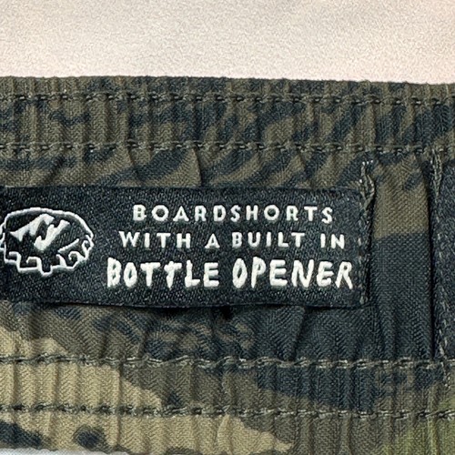Billabong Layback Board Shorts Large Pink Tropical Print with Bottle Opener - Picture 4 of 15