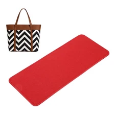 Felt Bag Base Shaper Handbag 12.01x5.12" 3mm Thick, Red