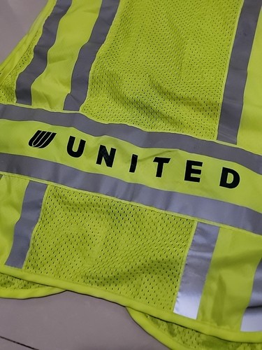 SELTEN VTG UNITED/AMERICAN/Delta Airlines FLUGSICHERHEITSWESTE UNIFORM FLUGZEUG SAMMELN - Bild 2 von 12