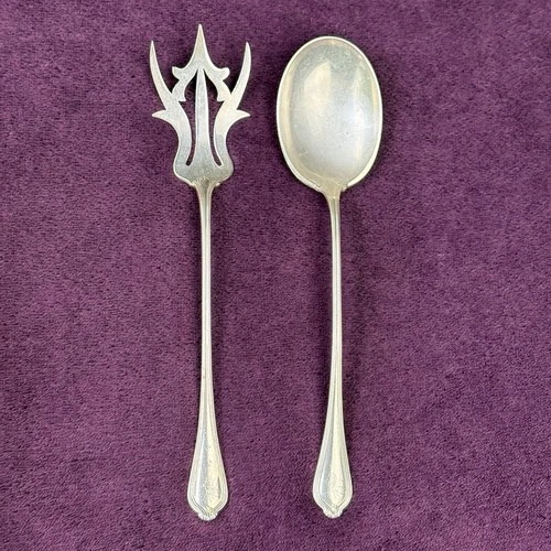 $325+ Melt Value! 3.5 oz. Sterling Silver Paul Revere Towle Serving Fork & Spoon