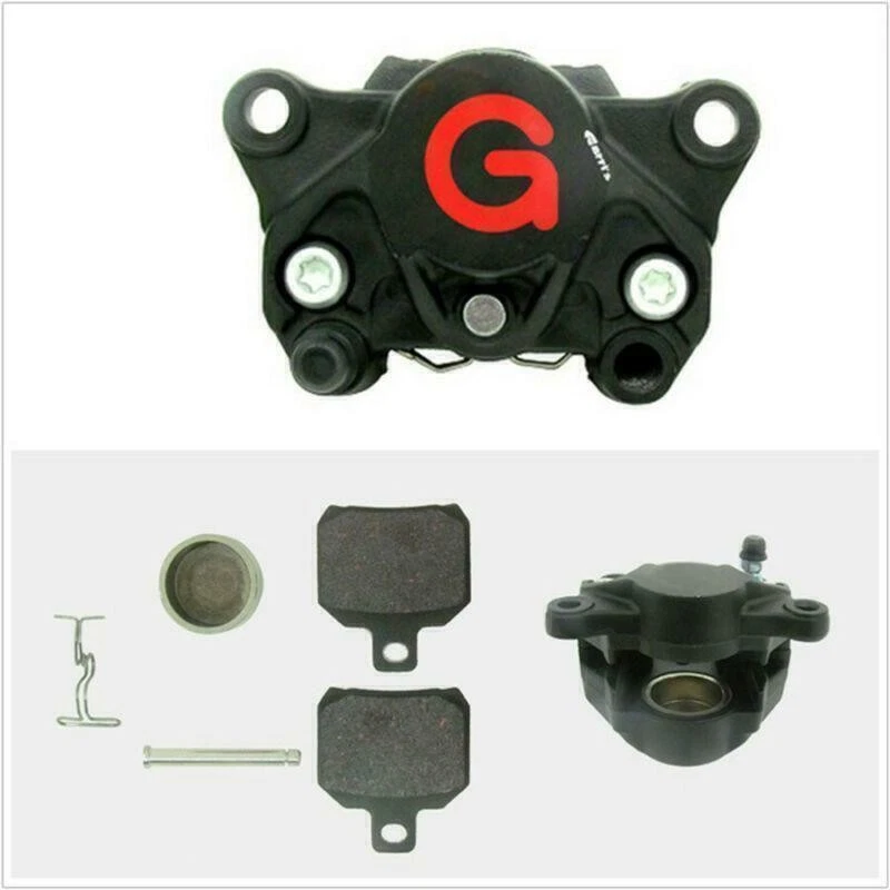 Pinzas de freno de aleación de aluminio para moto scooter con 34 mm*2 pistones para Yamaha Honda Foto 2 de 4