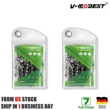 2 PACK 16" Chainsaw Chain For Milwaukee M18 FUEL FULL CHISEL 3/8"LP .043" 56DL