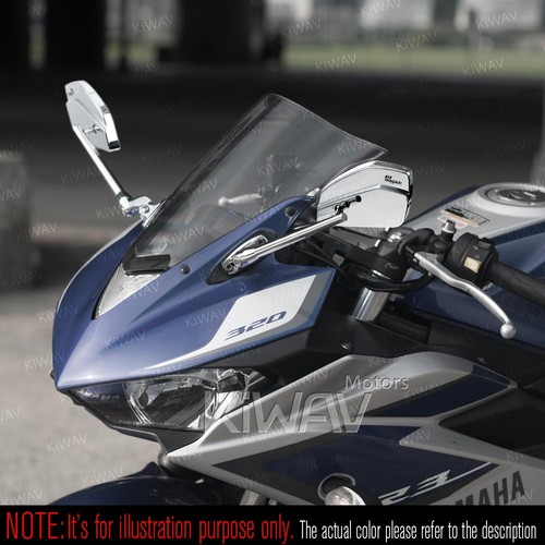 Espejos retrovisores VAWiK cromados CLEAVER base negra para Ducati 959 1299 Panigale 16' - Imagen 3 de 9