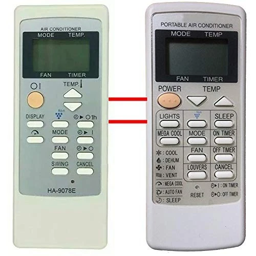 Mando a distancia para aire acondicionado portátil Sharp CRMC-A705JBEZ para CV-P09LX... Foto 2 de 4