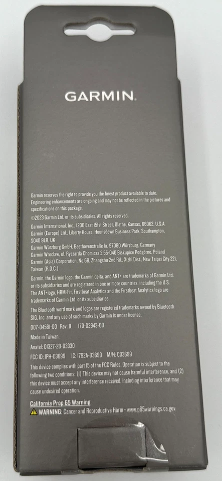 Garmin HRM-Fit  Heart Rate Monitor Women Premium Clip - NEW SEALED IN BOX - Image 2 of 4