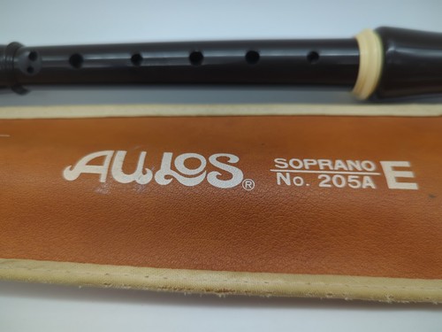 AULOS Robin Soprano Recorder Baroque 205A (E) with Soft case - Picture 3 of 10