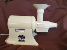 Heavy Duty Champion Juicer  Model G5-NG-853S Almond Motor Base & Attachments