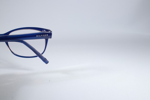 Tommy Hilfiger Eyeglasses TH 83 Womens Blue Full Rim Plastic Glasses Frames - Picture 4 of 4