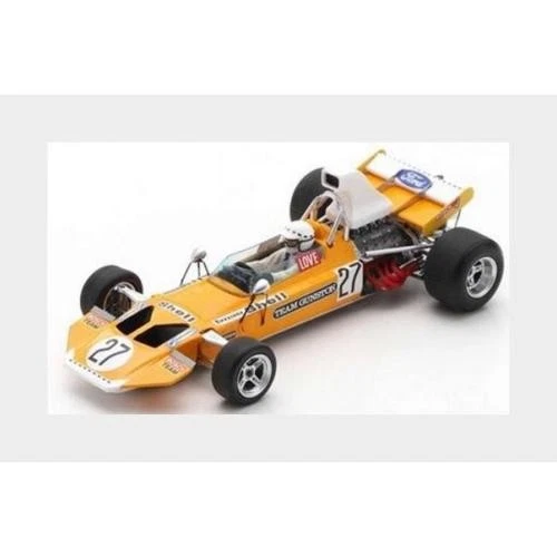 1:43 SPARK Surtees F1 Ts9 #27 South Africa Gp 1972 J.Love Yellow S4017 - Immagine 2 di 2