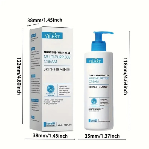 LOTTO DI 2 Yilest crema rassodante per la pelle - 2,02 FL.Oz. - Foto 3 di 3