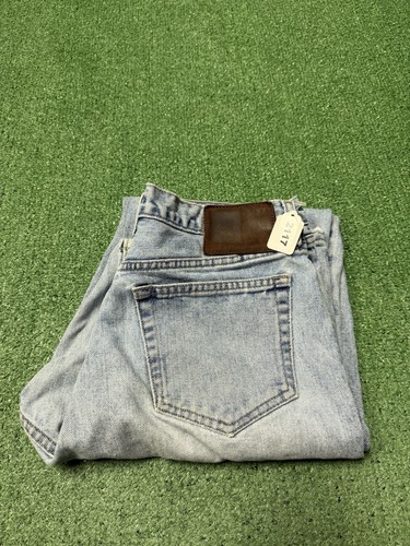 Vintage 90s Mossimo Gene Boy Cut Blue Jeans Size 32 (31) Skate Button Fly MARKED - Bild 23 von 23