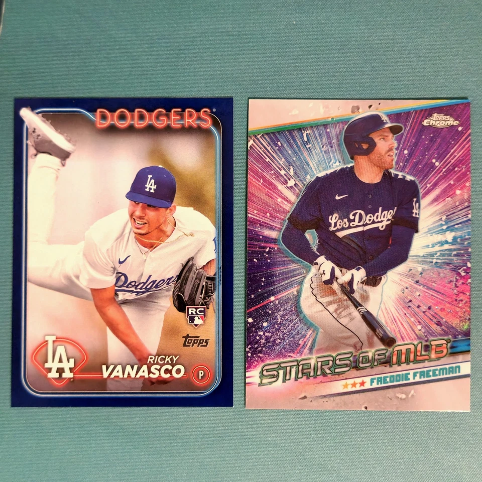 Lote de 17 cartas de los Dodgers de Los Ángeles - Novatos, Paralelos, Insertos Foto 4 de 4