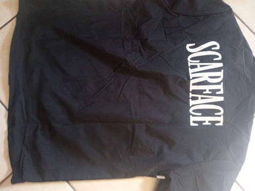 Scarface Button Up Shirt Mens 2XL Short Sleeve Reason Tony Montana Black NEW!!!! - Picture 10 of 12