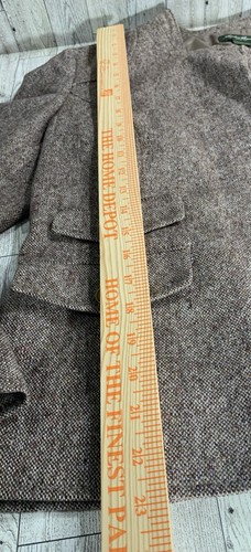 Eddie Bauer Women's Blazer Sz 16 Wool Blend Tweed Brown Work Casual Equestrian - Picture 5 of 13