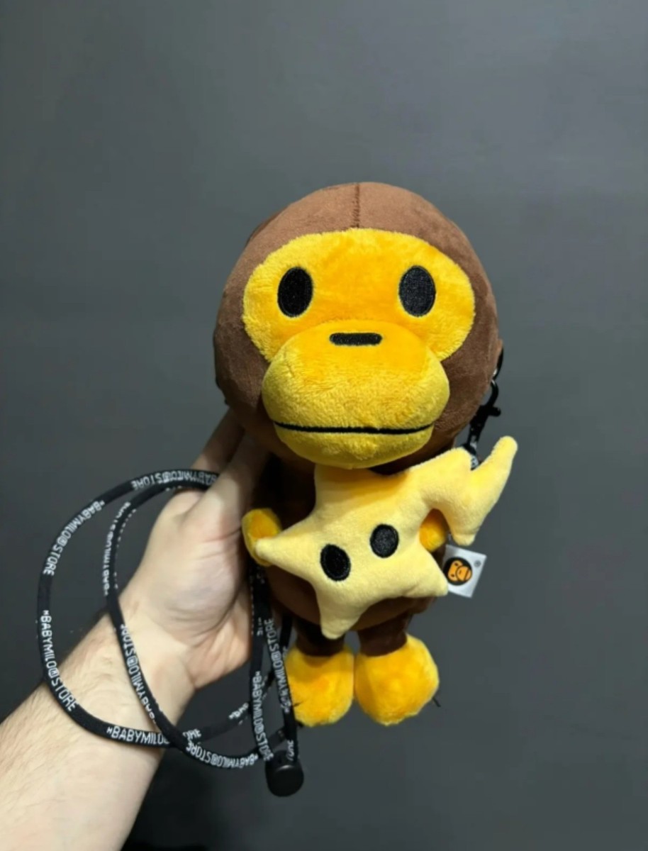 NWT A Bathing Ape BAPE x Baby Milo Star Shoulder Mobile Bag