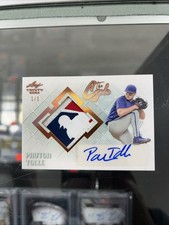 2024 Leaf Trinity Payton Tolle Auto MLB LOGO Patch Player Worn #1/1  Wow Beauty