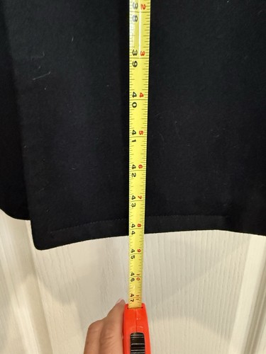 Cappotto ponte ufficiale US Navy vintage nero 100% lana pesante aquila bottone 3976 - Foto 15 di 17