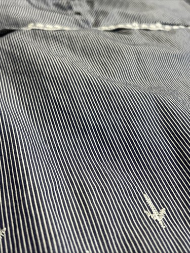 J. Crew Top Small Blue Striped Embroidered Bell Sleeve Cotton Poplin Blouse - Picture 11 of 11
