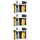  3 Pieces Mini Hair Brush Barbers Multifunctional Cleaning Small Brushes for