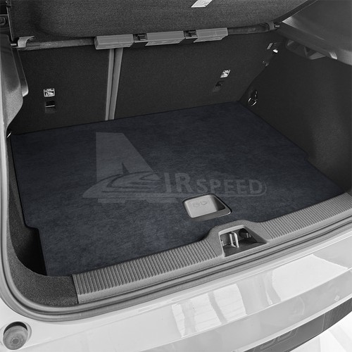 Alfombrilla alfombrilla maletero trasero coche material felpa negro se adapta a Volvo EX30 EX-30 2023-2025 - Imagen 12 de 12