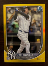 2025 Bowman Chrome Cody Bellinger Yellow Refractor (63/75)