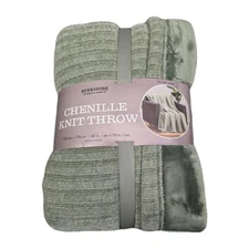 Berkshire Chenille Knit Throw 60" X 70"