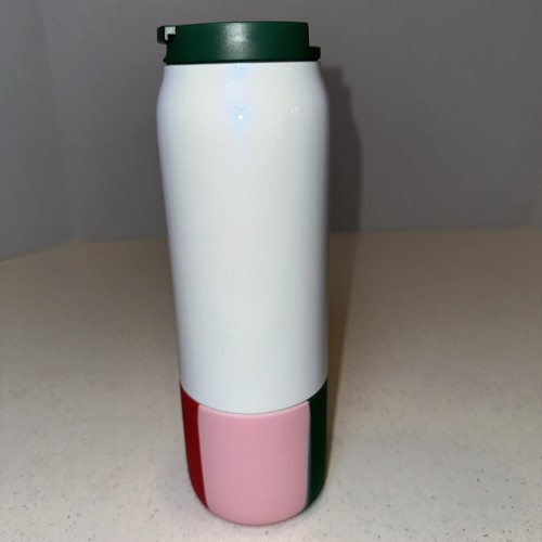 Bicchiere Starbucks Holiday 2024 Colorblock manicotto in silicone a righe 20 oz - Foto 4 di 9