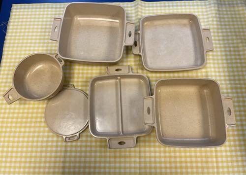 Vintage LittonWare Microwave Cookware Set of 3 w/Lids 39275, 39271, 39278 - Picture 2 of 13