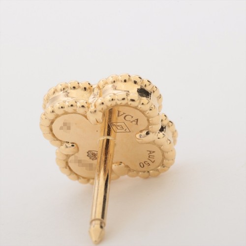 Van Cleef & Arpels Sweet Alhambra Onyx Piercing jewelry 750(YG) 3.1g VCARA44900 - Picture 5 of 8