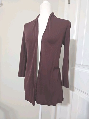 Cárdigan Michael Stars: Algodón Supima y Micro Modal, Estilo 6170, Talla Única, ¡Nuevo! - Imagen 3 de 9
