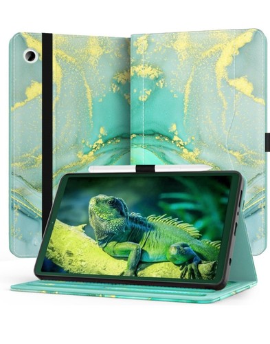 OKP Hülle für Samsung Galaxy Tab A9 8,7 Zoll Neu ohne Etikett Marmor Grün - Bild 1 von 11