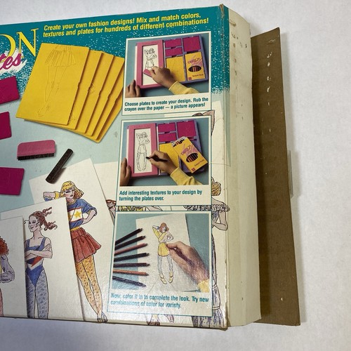 Hasbro Fashion Plates Fashion Design Coloring Set 2508 von 1990 - Bild 19 von 19