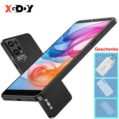 Smartphone Android 2*SIM Handy Ohne Vertrage 6'' HD 2GB+16GB Quad Core 4G 3000mAh
