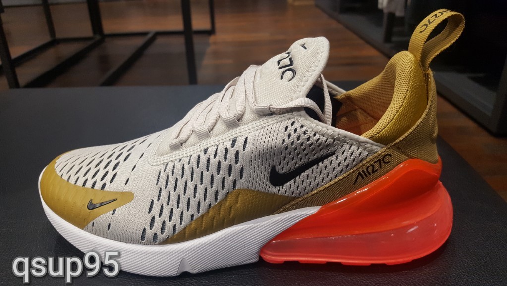 Nike W Womens Air Max 270 Flight Gold Light Bone White Punch AH6789 700 Sz 6-12 Nike W Womens Air Max 270 Flight Gold Light Bone White Punch AH6789 700 Sz 6-12