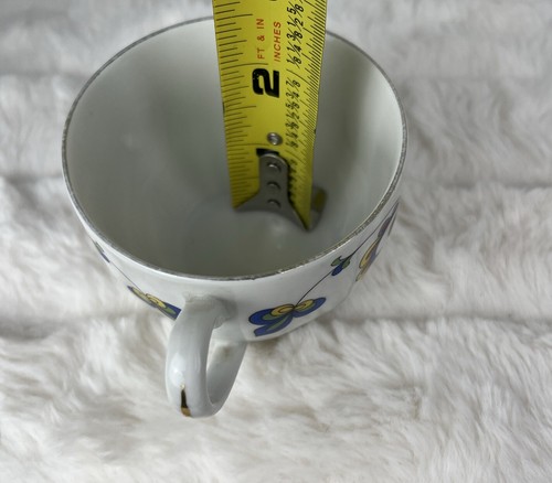 Norway Porsgrund FARMERS ROSE Tea Demitasse Cup & Saucer - Picture 10 of 11