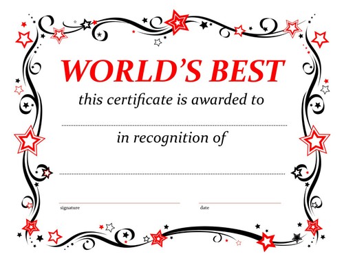 10 x Certificates A4 Congratulations / Hen Party / Birthday / etc - Picture 7 of 8