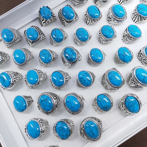 100Pcs Wholesale Colorful Crystal Mixed Rings Bulk Finger Band Ring Jewelry Lot - Picture 81 of 140