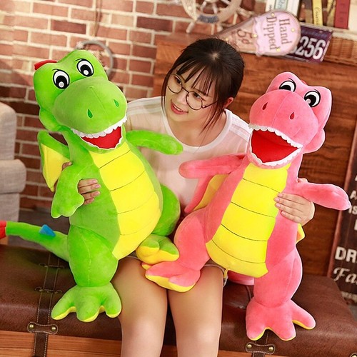 Giant Dragon Plush Toys Stuffed Dragon Dolls Girls Boys Birthday Gift - Foto 6 di 12