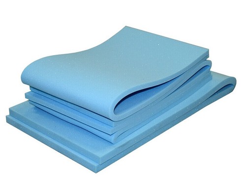 Firm Blue High Density Upholstery Foam Replacement Cushions sofa chair seat pads - Picture 1 of 7