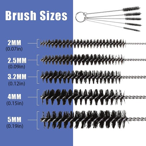 Carburetor Cleaning Kit 19PCS Needle And Brush Cleaning Tool Set Kit - Picture 4 of 12