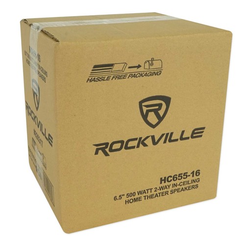 (4) Rockville HC655-16 6,5" 500 Watt Decken-Heimkino-Lautsprecher 16 Ohm - Bild 11 von 11