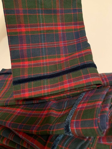 Juliska Napkins Siam, Alpine, Tartan Plaid Christmas Holiday Winter U pick NW - Picture 18 of 19