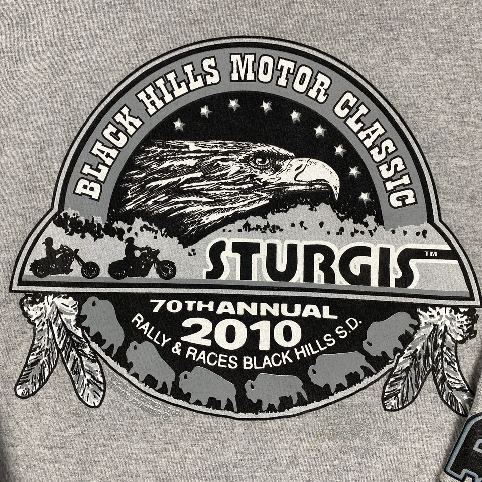 2010 70 th ANNUAL STURGIS MOTORCYCLE RALLY BLACK HILLS SD.SZ XL - Image 2 of 4
