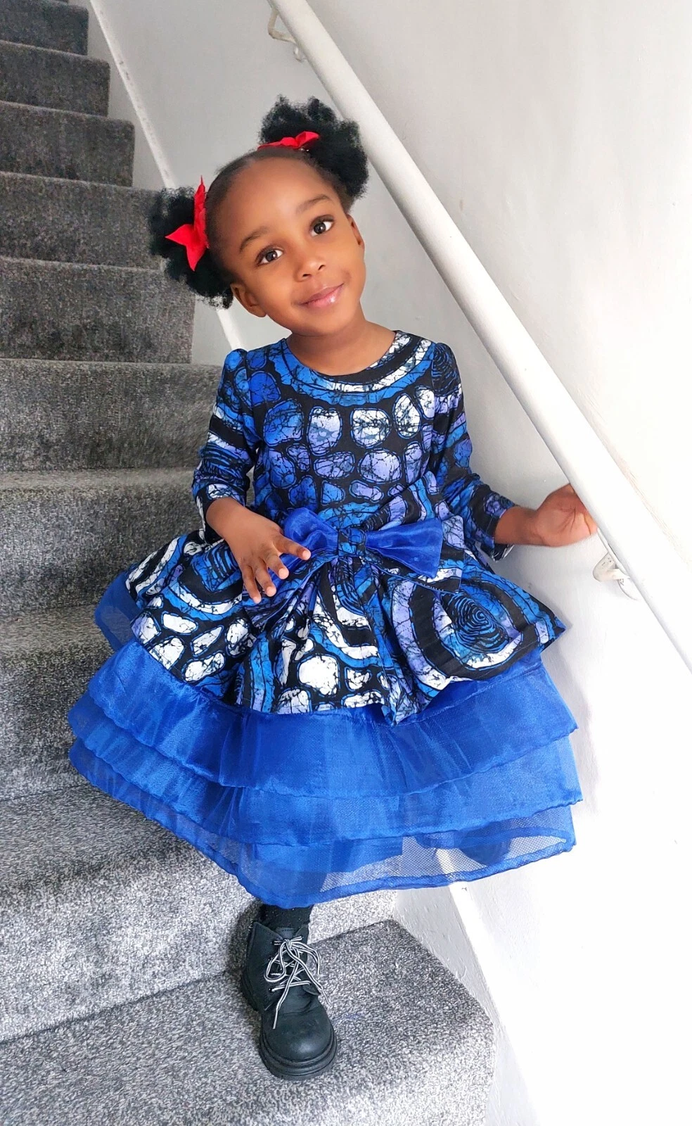 African Clothing For Kids/Ankara Ball Dress For Kids /Party Clothes For Kids