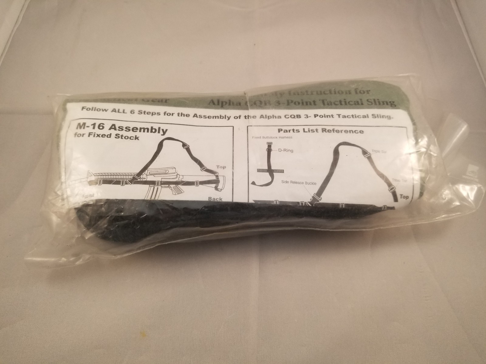 Alpha CQB 3Point Tactical Sling Fire Force Gear New in Original